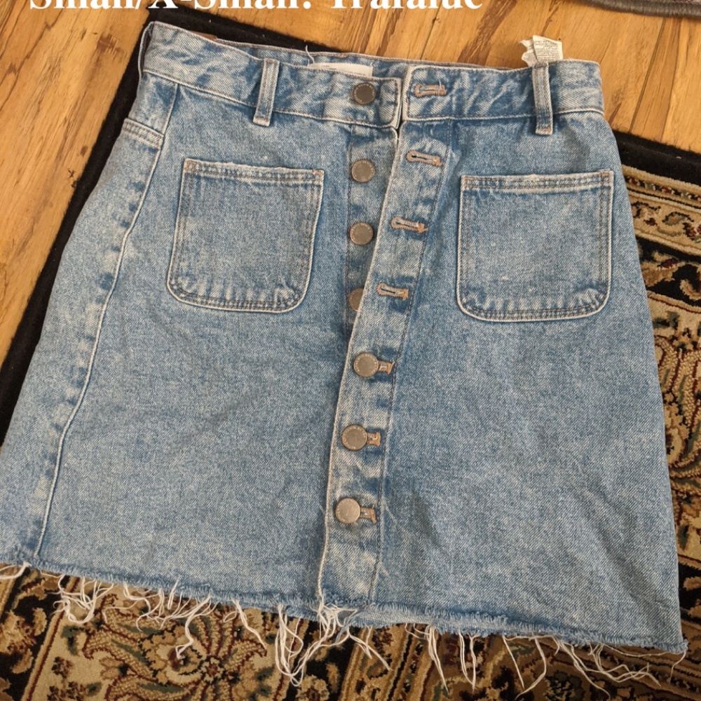 Mini Jean/Denim Skirt Zara